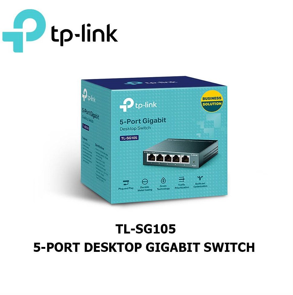 TP-Link TL-SG105 5-PORT DESKTOP GIGABIT SWITCH