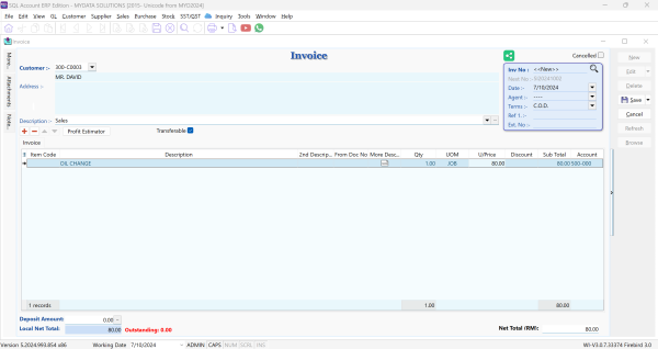 SQL Accounting Software (Pro Version with Stock Control) - Image 5