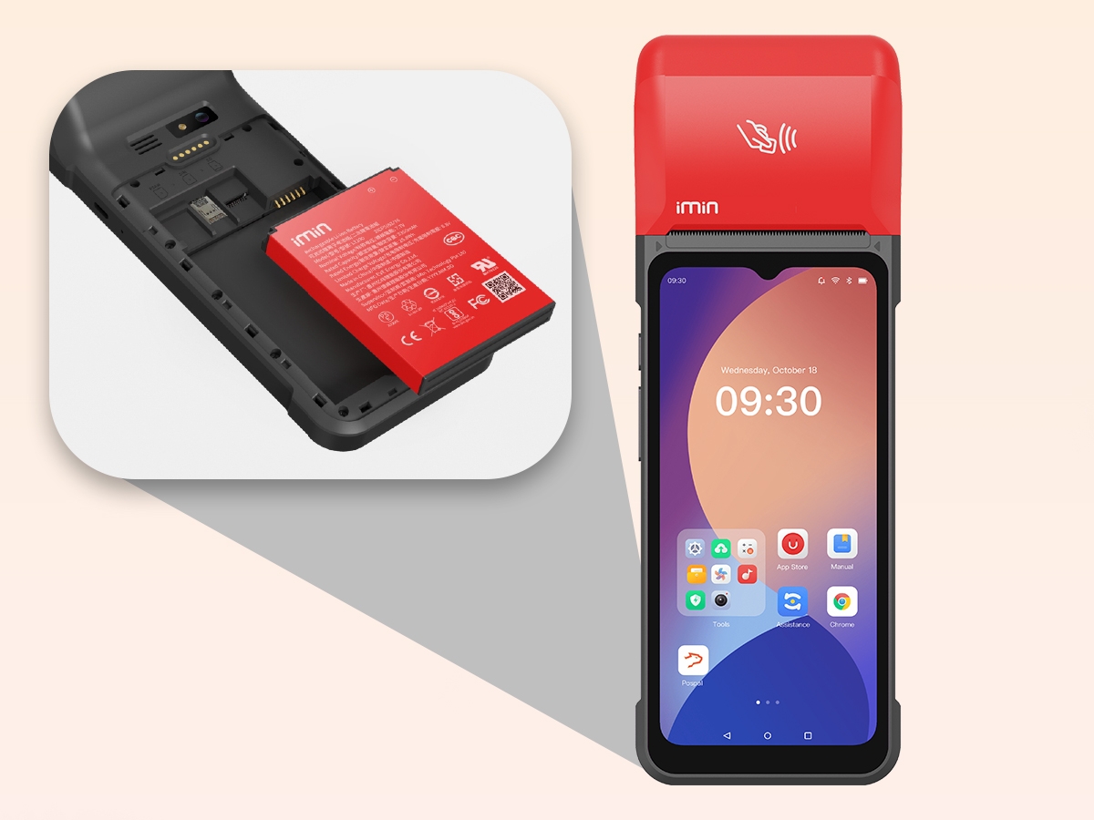 IMIN SWIFT 2 PRO NFC 4GB RAM +32GB ROM (GMS Certified, can use for payment) - Image 5