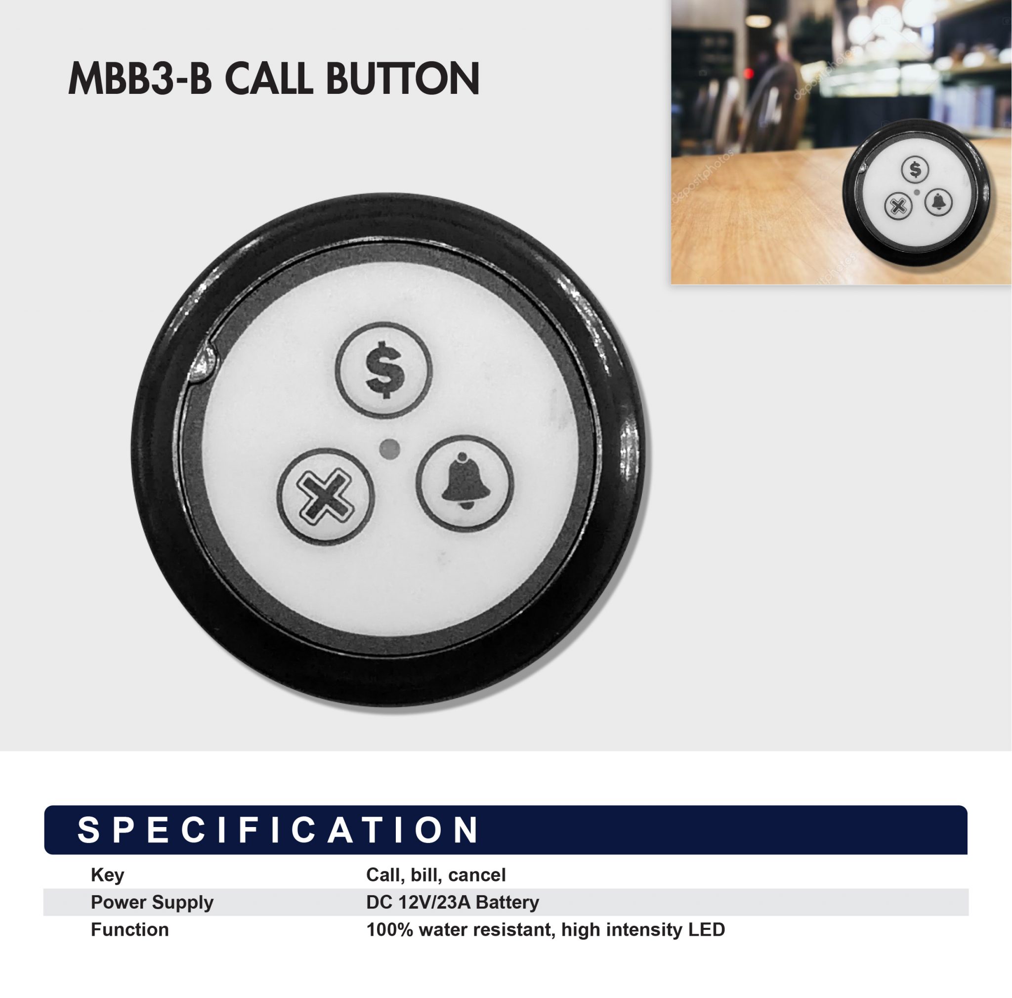 MBB3-B-Call Bell System - Image 3